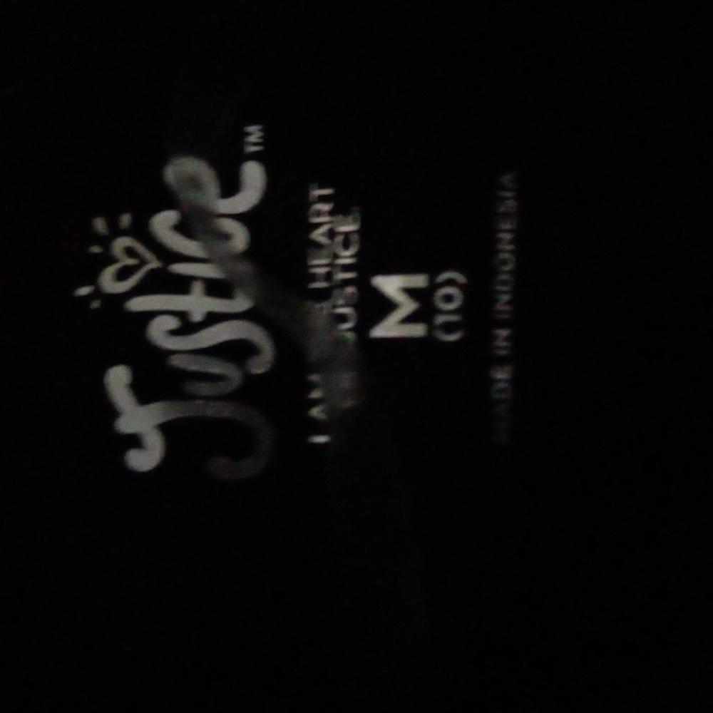 JUSTICE CROP HOODIE 10 M New - Picture 4 of 9